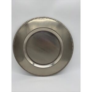 Mikasa Stainless Steel Silver Round Serving Platter Brand New With Box 12 Inch D